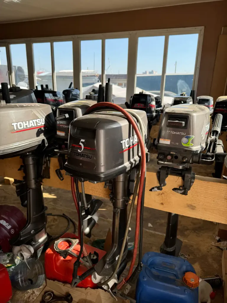 Японский лодочный мотор Tohatsu 5HP 2-х тактный